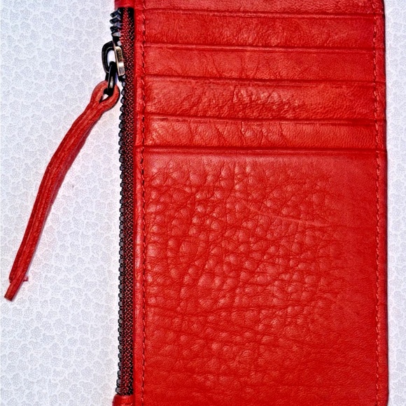 American Leather Co. Kansas Leather Crossbody with Coin Purse Brown/Red/Rust - Picture 12 of 14